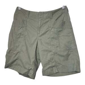Lauren Ralph Lauren LRL Olive Green Shorts Travel Cargo Utility Size 6 Cotton